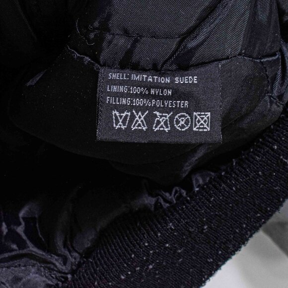 Pacific Flyer Embroidered Varsity Jacket Faux Suede XXL VTG 90s Streetwear - Picture 6 of 16